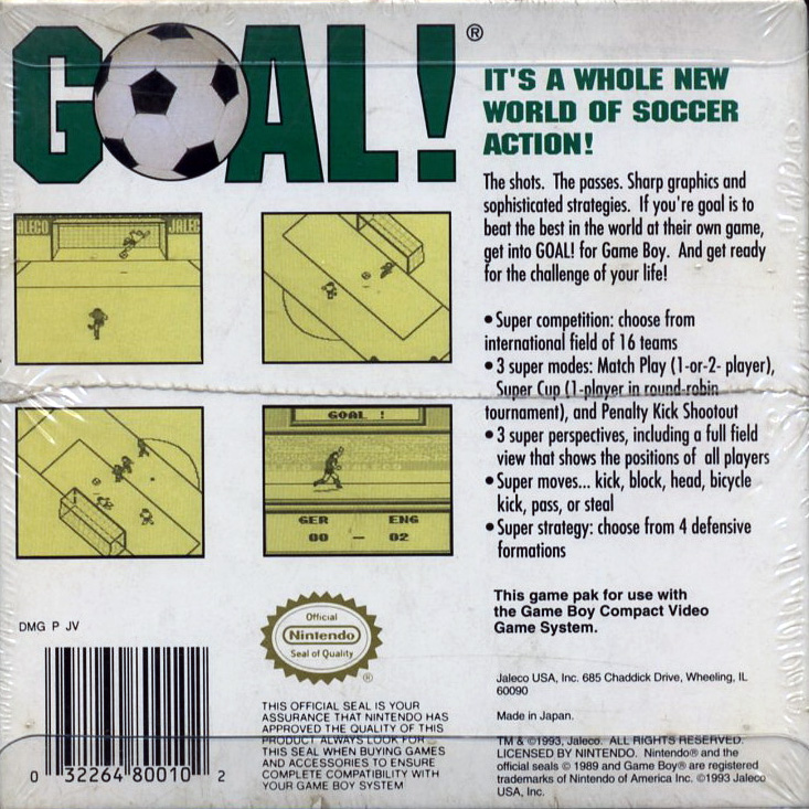 J.Cup Soccer — Box back