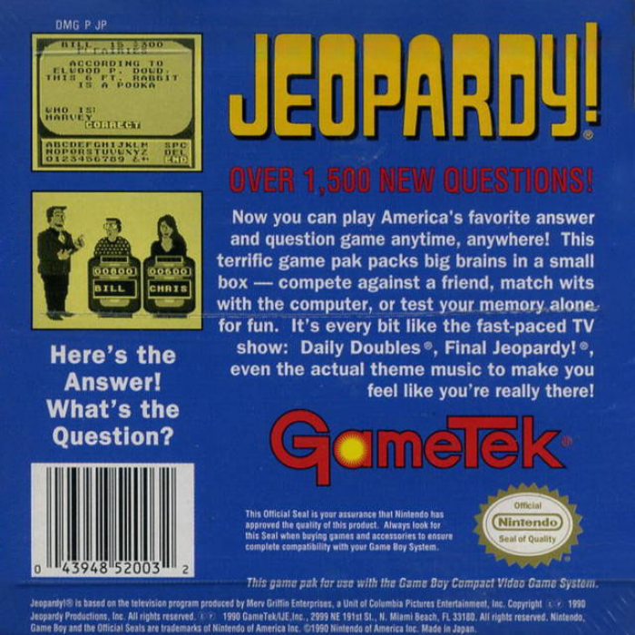 Jeopardy! — Box back
