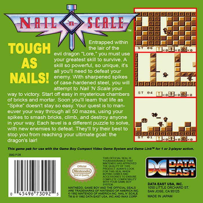 Nail 'N Scale — Box back
