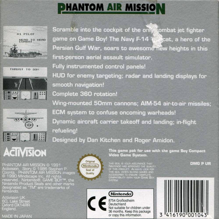 Phantom Air Mission — Box back