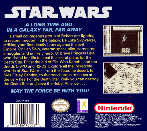 Star Wars — Box back