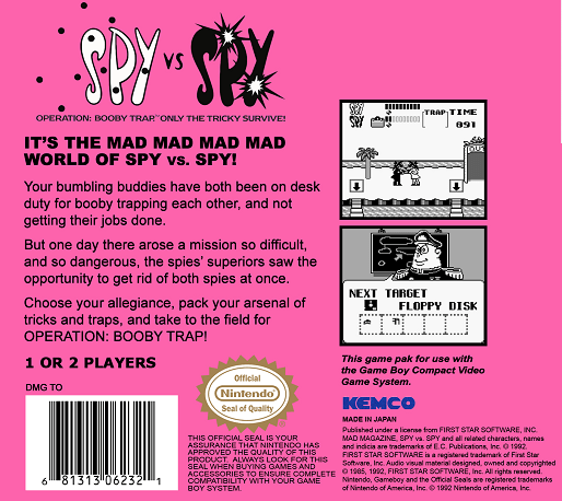 Trappers Tengoku : Spy vs Spy — Box back