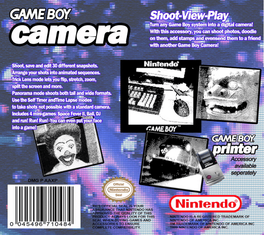 ZZZ(notgame):Pocket Camera — Box back