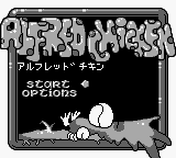 Alfred Chicken — Title screen