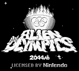 Alien Olympics — Title screen