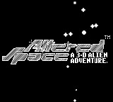 Altered Space: A 3-D Alien Adventure — Title screen