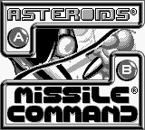 Arcade Classic No. 1 - Asteroids & Missile Command — Title screen