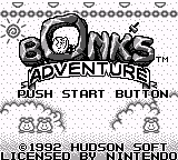 B.C. Kid — Title screen