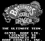 Battletoads / Double Dragon — Title screen