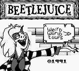 Beetlejuice — Title screen