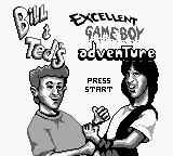 Bill & Ted's Excellent Adventure — Title screen