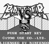 Bionic Battler — Title screen