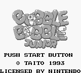 Bubble Bobble : Part 2 — Title screen