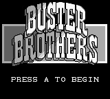 Buster Bros. — Title screen