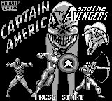 Captain America and the Avengers — Title screen