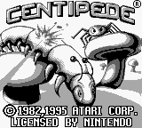 Centipede — Title screen