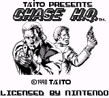 Chase H.Q. — Title screen