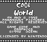 Cool World — Title screen