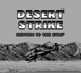 Desert Strike : Return to the Gulf — Title screen