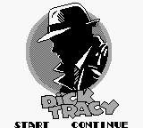 Dick Tracy — Title screen