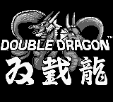 Double Dragon — Title screen