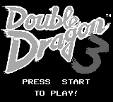 Double Dragon 3 : The Arcade Game — Title screen