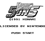 Double Dribble : 5 on 5 — Title screen