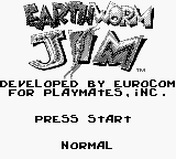 Earthworm Jim — Title screen