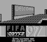 FIFA Soccer '97 — Title screen