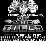 Franky, Joe & Dirk... On the Tiles — Title screen