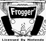 Frogger — Title screen