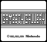 Game Boy Gallery - 5 Games In One — Title screen