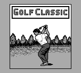 Golf Classic — Title screen