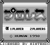 HAL Wrestling — Title screen