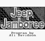 Jeep Jamboree — Title screen