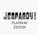Jeopardy! : Platinum Edition — Title screen