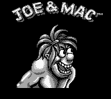 Joe & Mac : Caveman Ninja — Title screen