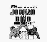 Jordan vs Bird : One on One — Title screen