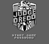 Judge Dredd — Title screen