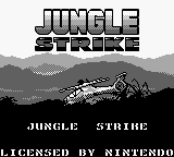 Jungle Strike — Title screen