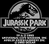 Jurassic Park — Title screen