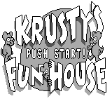 Krusty's Fun House — Title screen