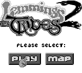 Lemmings 2 : The Tribes — Title screen