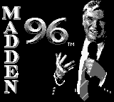 Madden '96 — Title screen