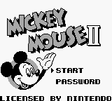 Mickey Mouse II — Title screen