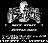 Mighty Morphin Power Rangers : The Movie — Title screen