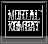 Mortal Kombat — Title screen