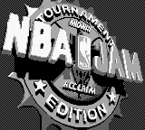NBA Jam Tournament Edition — Title screen