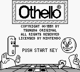Othello — Title screen