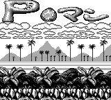 P-Man GB — Title screen